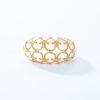 Regal Elegance Enamel Gold Ring-4