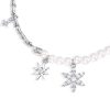 Stellar Snowflake Pearl Bracelet-3