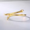 Simplicity Serpentine Gold Bracelet